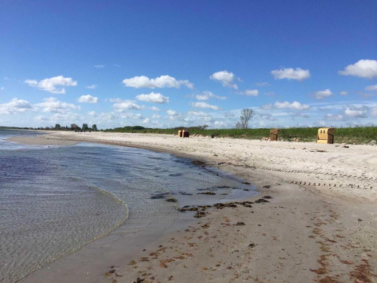 Ferienwohnung Strand Gelting Bagian luar foto